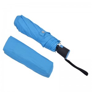 Kiváló minőségű utazási automatikus nyitású kompakt, összecsukható, szélálló, hordozható esernyő