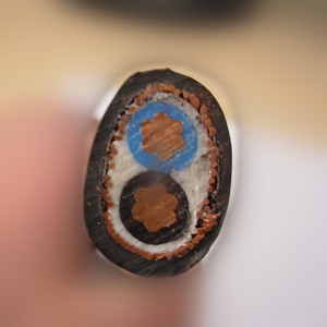 16 mm 25 mm-es osztott koncentrikus kábel 2x8 2x10 3x6 3x8 AWG tápkábel a szolgáltatás bejáratához