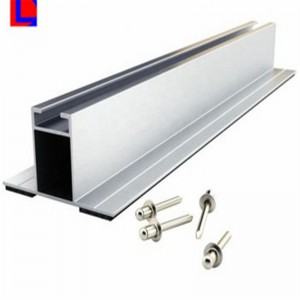 Napelemes rendszer alumínium napelemes szerelés sínvel