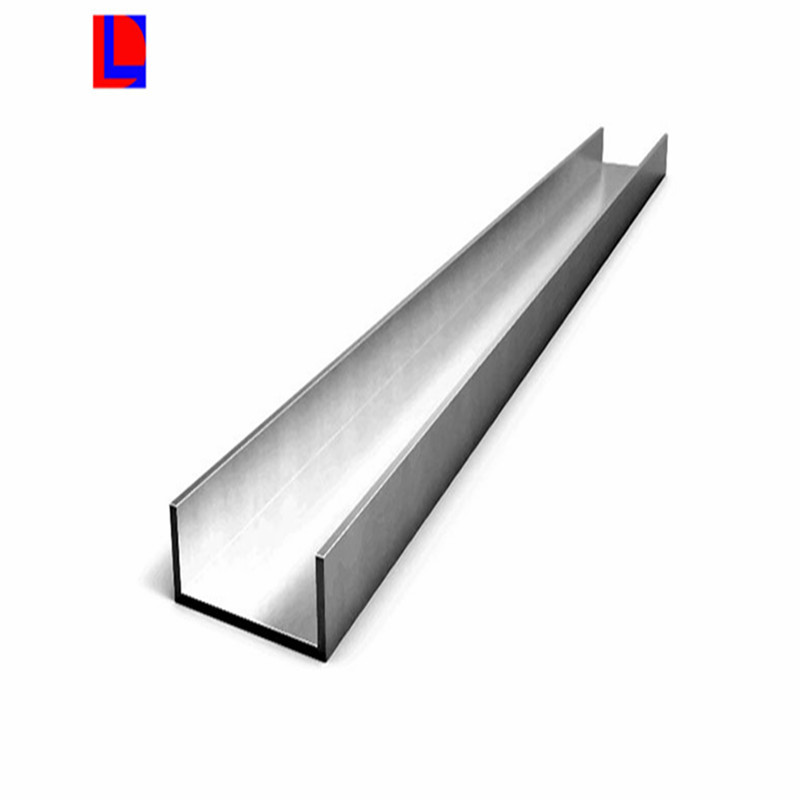 Eloxált felületi extrudálási profil u csatornás alumínium