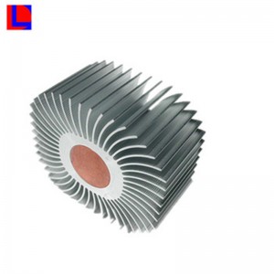 Alumínium ötvözetből extrudált led hűtőborda ház