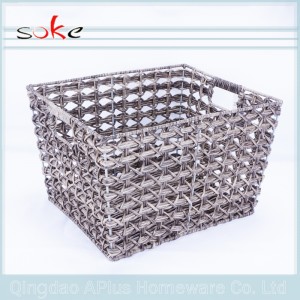 Forró eladó PE rattan szőtt tároló kosár