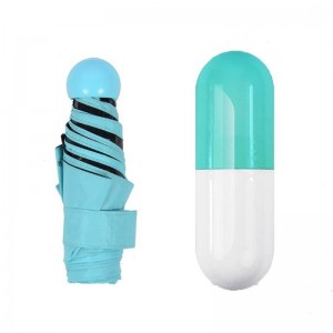 Forró eladó kis méretű, ötszörös Mini női kapszula esernyő