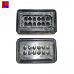 Testreszabott vörös szilikon gumi tömítés az elektronikus alkalmazáshoz