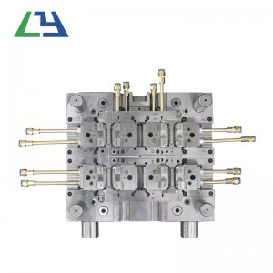 Műanyag befecskendező szerszám az autóablak műanyag fogantyú fedelének autófogantyújának zárjához