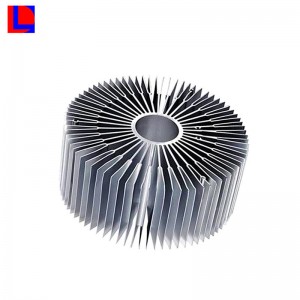 Új termékek kiváló minőségű extrudált alumínium hűtőborda profilja