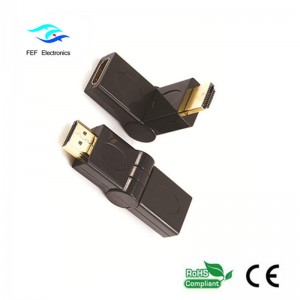 HDMI aljzat HDMI csatlakozóhoz, arany / nikkel bevonatú típus, kód: FEF-HX-002