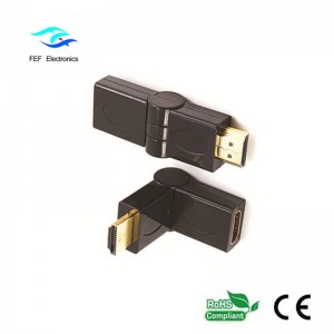 HDMI aljzat HDMI csatlakozóhoz, arany / nikkel bevonatú típus, kód: FEF-HX-002