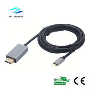 USB TYP-C és Mini Displayport hím átalakító ABS héj kód: FEF-USBIC-014