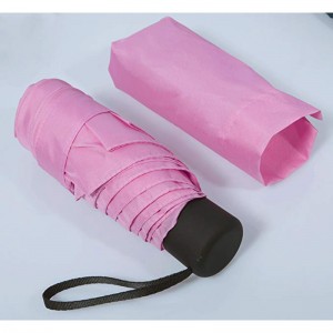 5-szeres esernyő mini méretű esernyő esőben egyedi 5 összecsukható esernyő hölgynek