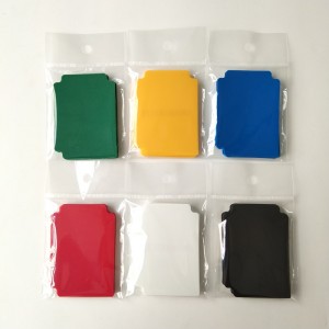 Fekete játékkártya elválasztók fedélzeti tokokhoz