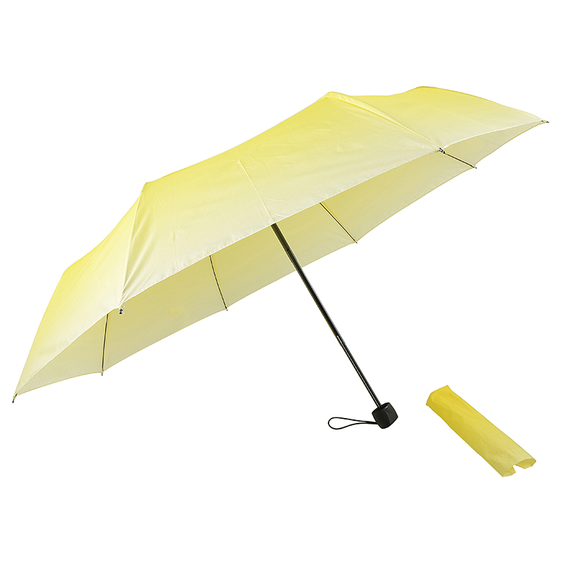 Hordozható ajándékok összecsukható gyerek sárga lila eső utazás 3 összecsukható esernyő