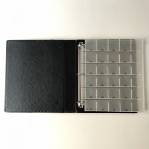 Érmegyűjtők tárolóalbum portfóliói emlékérmék D-gyűrűjéhez