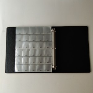 Érmegyűjtők tárolóalbum portfóliói emlékérmék D-gyűrűjéhez