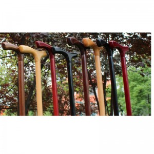 Ajándék kézzel készített fa dobozos sétabot az idősebbek számára