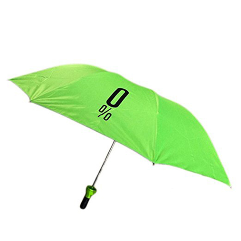 Fekete esernyő logóval nyomtatva, 21 hüvelykes, 3-szoros kézi nyitott esernyő gyerekeknek