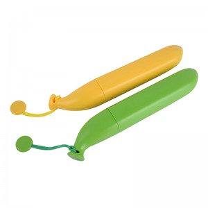 Banán esernyő 3-szeres kézi nyitott esernyő logóval