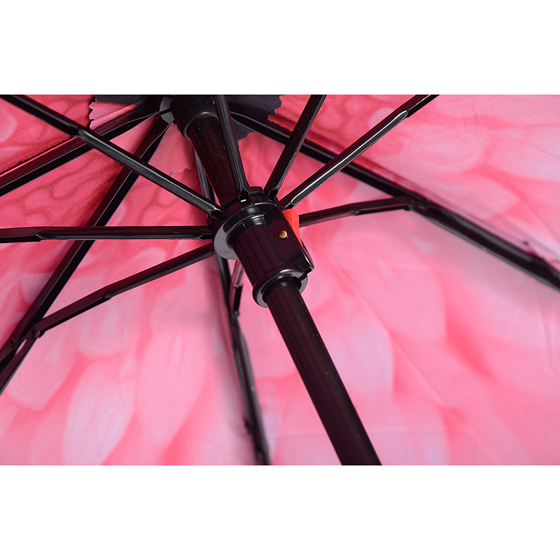 Divat napvédő gömbfogantyúval, speciális, 3-szoros esernyővel