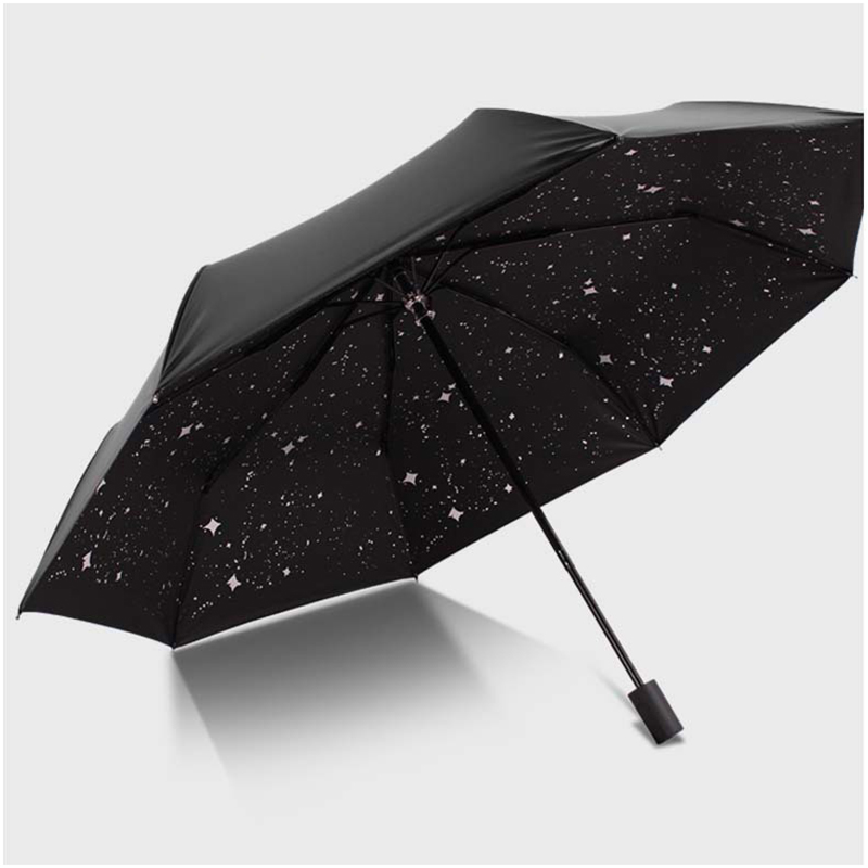 Marketingre nyomtatott, 3-szoros UV védő esernyő, testreszabott logóval