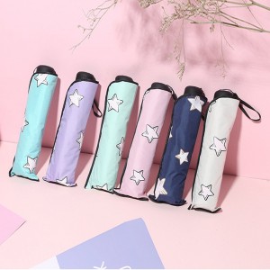 Színváltós esernyő kézi nyitású funkcióval 3 összecsukható esernyő