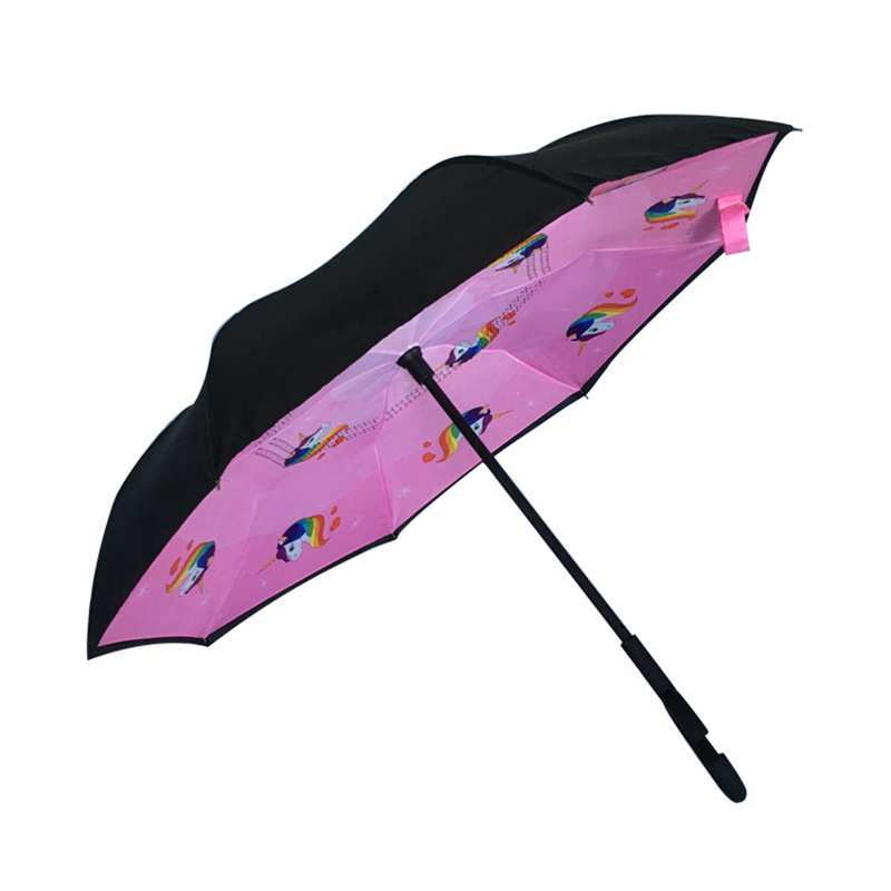 19 hüvelykes gyermek esernyő mintával nyomtatva egyenes esernyő