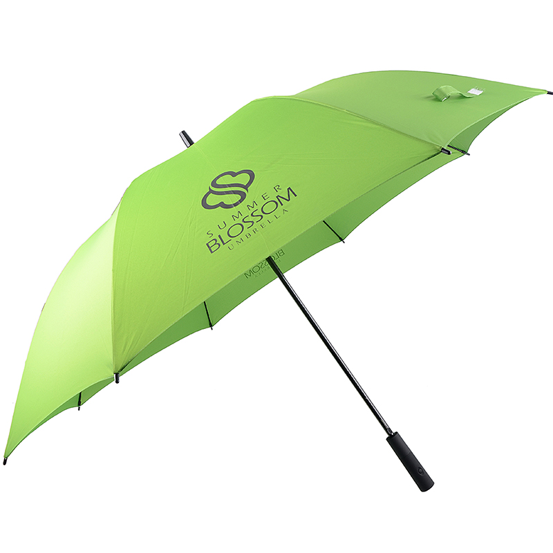 30 hüvelykes Golf esernyő fáklya fogantyú esernyő üvegszálas keretben szélálló