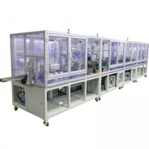 A sorkapcsok teljesen automatikus összeszerelő gépet tartalmaznak