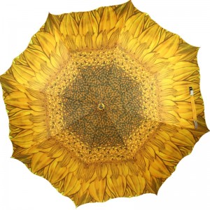 Kiváló minőségű nagykereskedelmi üzlet, szabadtéri virág alakú egyenes esernyő hirdetés