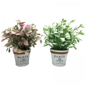 Mesterséges reális zamatos levél fa növény trópusi irodai kerti lakberendezés