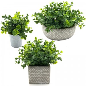 Mesterséges reális zamatos zöld fa növény trópusi lakberendezési kert