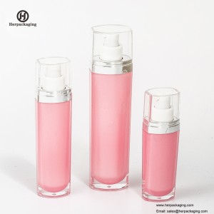HXL319 Üres akril légtelen krém és Lotion Bottle kozmetikai csomagolású bőrápoló tartály