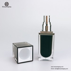 HXL326 Üres akril légtelen krém és Lotion Bottle kozmetikai csomagolású bőrápoló tartály