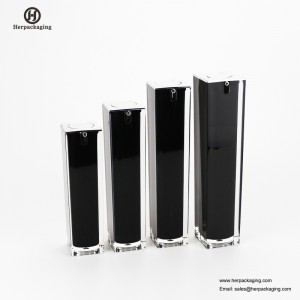 HXL414 Üres akril légtelen krém és Lotion Bottle kozmetikai csomagolású bőrápoló tartály