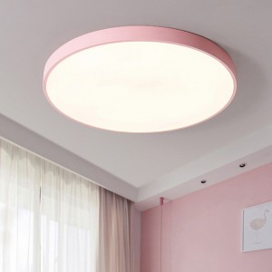 LED modern akril ötvözet, kerek, 5 cm-es szuper vékony LED-es lámpa.LED világítás.Fény mennyezeti lámpák.LED mennyezeti világítás.Fém mennyezeti lámpa előcsarnokhoz