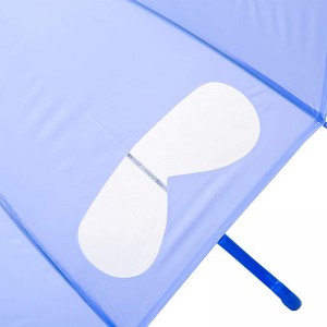 Olcsóbb nagykereskedelmi egyenes kupola alakú buborék, poe átlátszó ablak esernyővel