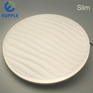 Hullám alakú burkolat Automatikusan tompítható hold-time napfény érzékelés 3 éves garancia Kína szállítói mennyezeti lámpák mikrohullámú érzékelővel