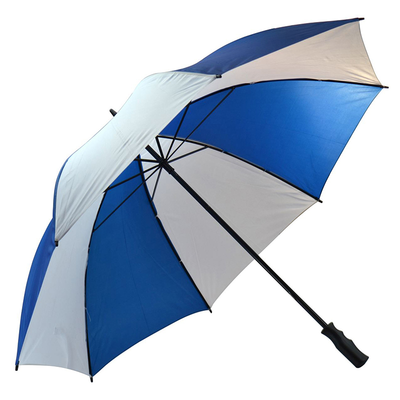 Promóciós egyedi nyomtatású golf esernyő kézi nyitással