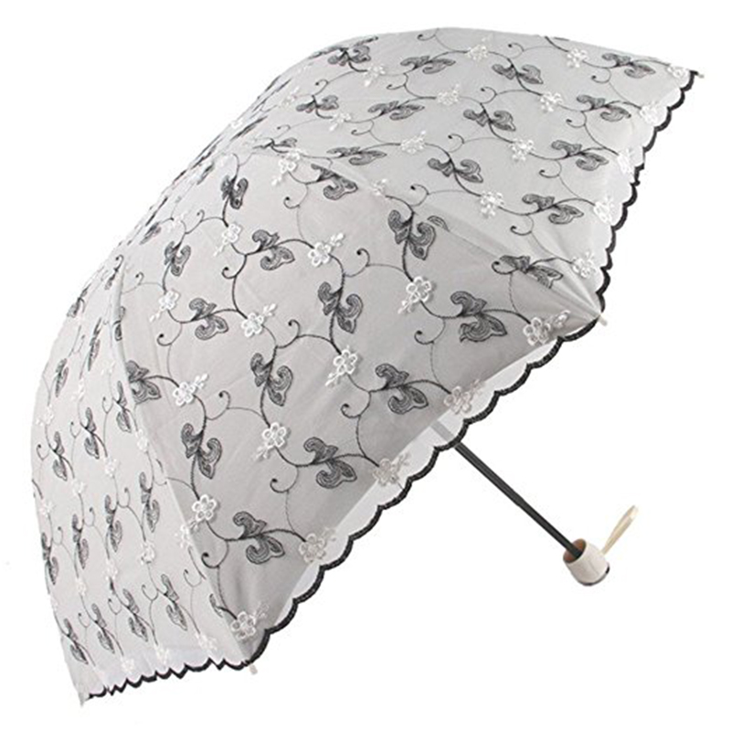 2019 új stílusú esernyő kézi nyitású funkcióval 3 összecsukható esernyő