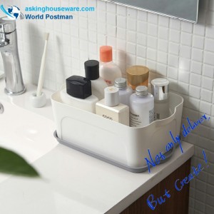 Műanyag többfunkciós doboz fedéllel, átlátszó tárolóedényekkel 5 az 1-ben