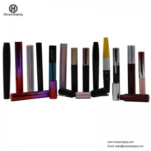 HCL100 Üres szempillaspiráltartó ecsettel Szempillaspirálcsövek szempillapálcával Divatos újratölthető palackok