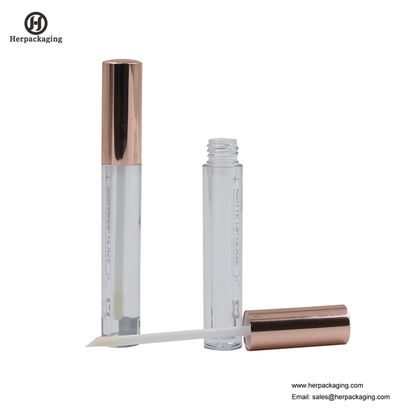 HCL304 átlátszó műanyag Üres szájfény-csövek színes kozmetikai termékekhez pelyhesített ajakfény-felhordók