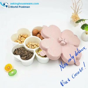 Virág alakú ételtároló cukorka kekszek szervező tartály