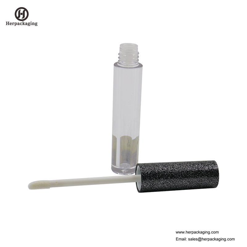 HCL311 átlátszó műanyag Üres szájfénycsövek színes kozmetikai termékekhez pelyhesített szájfény-felhordók