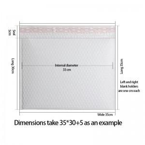 Nagykereskedelmi fehér poli buborékos levelező borítékok / párnázott szállítózsákok