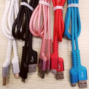 Gyors töltésű kerek TPE USB-kábel a mikro USB-hez, C típusú, iPhone villám töltéshez és szinkronizáláshoz