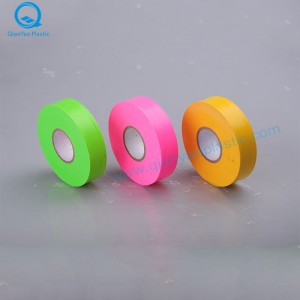 25 mm x 100 m-es PVC szilárd, standard dombornyomott jelzőszalag