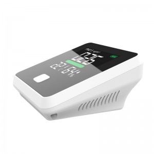 Hordozható PM2,5 méteres analizátor Hordozható detektor Gázhőmérséklet-érzékelő Tesztelő Levegőminőség-figyelő elemző páratartalom