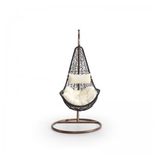 Kerti kültéri és beltéri lógó rattan fonott kosár szék