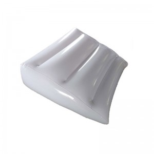 Háromszög felfújható ágy ék párna / párna fehér