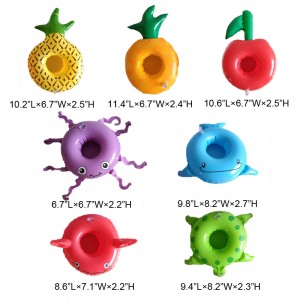 Különféle és népszerű felfújható italtartó / italcsónak / csészetartó